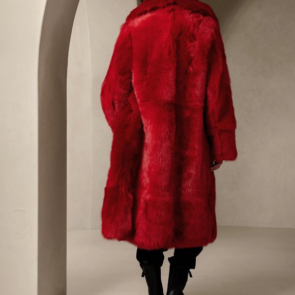 Banana Republic Toscana Shearling Coat Size Small - Picture 8 of 8